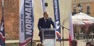 Eurowybory. Radosław Macoń krytykował UE i zachęcał do głosowania na Konrada Berkowicza