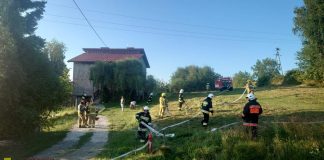 🔴 Tragiczny pożar w powiecie brzeskim. Nie żyje 63-letni mężczyzna
