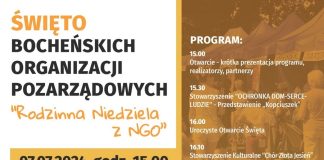 Święto Bocheńskich Organizacji Pozarządowych – „Rodzinna Niedziela z NGO” – PROGRAM