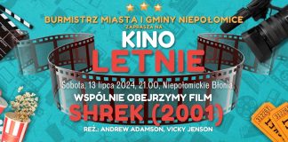 Niepołomice. Kino Letnie na Błoniach – w sobotę „SHREK”