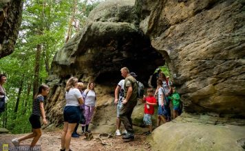 Spacer „Od Kamieni Brodzińskiego po Skałki w Muchówce” – ZDJĘCIA
