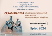 Wystawa prac ceramicznych w Galerii Kopalnia Sztuki Bochnia