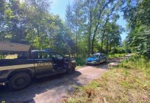 Kłaj. Niewybuch z okresu wojny eksplodował pod ciągnikiem rolniczym