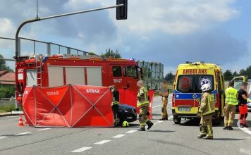 Śmiertelny wypadek 16-letniego motocyklisty na DK94 w Wieliczce