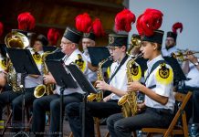 Park Uzbornia. Występ Orkiestry Dętej Kopalni Soli Bochnia – ZDJĘCIA