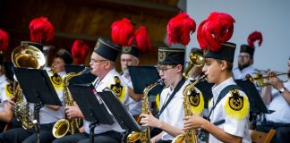 Park Uzbornia. Występ Orkiestry Dętej Kopalni Soli Bochnia – ZDJĘCIA