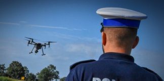 Brzesko. Policyjna akcja z dronem. Wykryto 14 wykroczeń