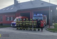 Strażacy z powiatu bocheńskiego oddali hołd strażakom, którzy zginęli w Poznaniu