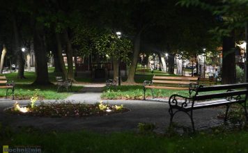 Bochnia. Planty Salinarne nocą. Wkrótce zakończenie prac – ZDJĘCIA