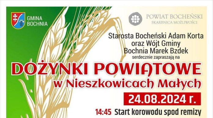 Dożynki Powiatowe tym razem w Gminie Bochnia – PROGRAM
