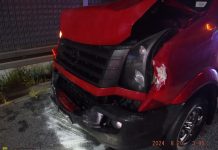 Wypadek busa na A4 koło Bochni