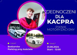 Bodzanów. W sobotę charytatywny piknik „Zjednoczeni dla Kacpra”