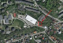 Budowa na os. Niepodległości. Tymczasowy parking dla mieszkańców bloku numer 6