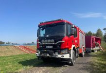 Po ulewach. Sprzęt z Bochni pracuje w powiecie oświęcimskim
