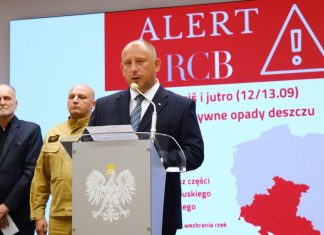 🔴🌧 Alerty 3. stopnia dla Małopolski. „Sytuacja poważna, służby w gotowości”