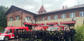 Strażacy z Niepołomic wyjechali na pomoc do partnerskiego miasta na Dolnym Śląsku