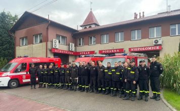 Strażacy z Niepołomic wyjechali na pomoc do partnerskiego miasta na Dolnym Śląsku