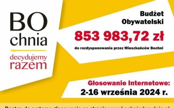 Bochnia. Trwa głosowanie nad projektami do Budżetu Obywatelskiego