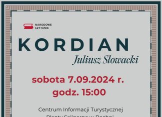 Narodowe Czytanie w Bochni. W sobotę „Kordian” Słowackiego w CIT