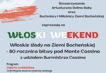 Bochnia. „Włoski Weekend” w 80. rocznicę bitwy pod Monte Cassino – PROGRAM