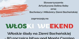 Bochnia. „Włoski Weekend” w 80. rocznicę bitwy pod Monte Cassino – PROGRAM