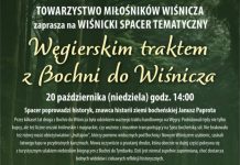 W niedzielę spacer „Węgierskim traktem z Bochni do Wiśnicza”