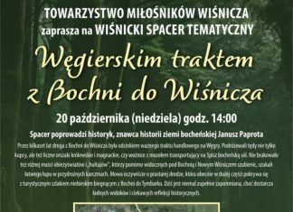 W niedzielę spacer „Węgierskim traktem z Bochni do Wiśnicza”