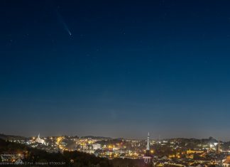 Najjaśniejsza kometa 2024 roku nad Bochnią!