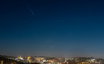 Najjaśniejsza kometa 2024 roku nad Bochnią!