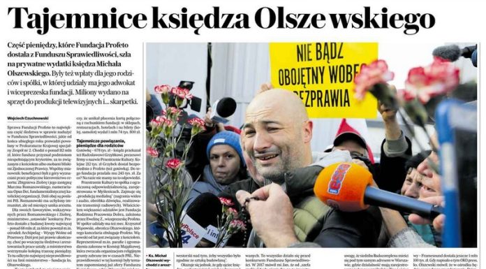 Księdza Olszewskiego ABW zatrzymała na terenie gminy Dębno