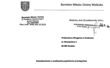 Podejrzenie fałszowania danych budżetowych w Wieliczce. Burmistrz zgłasza sprawę do prokuratury