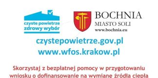 🔸 Miasto Bochnia. Dofinansowanie na wymianę źródła ciepła i termomodernizację domu