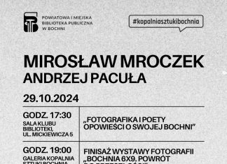 Biblioteka. We wtorek „Fotografika i poety opowieści o swojej Bochni”