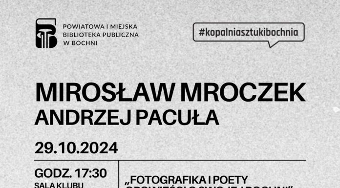Biblioteka. We wtorek „Fotografika i poety opowieści o swojej Bochni”