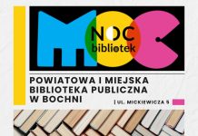 Bochnia. W piątek Noc Bibliotek 2024: Moc Bibliotek! – PROGRAM