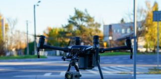 Bochnia. Dron sprawdzał stosowanie się do znaku „STOP”