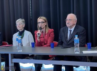 Burmistrz Magdalena Łacna na konferencji „Głos Seniora” mówiła o polityce senioralnej w Bochni