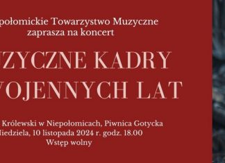 Niepołomice. Zaproszenie na koncert “Muzyczne kadry z wojennych lat”