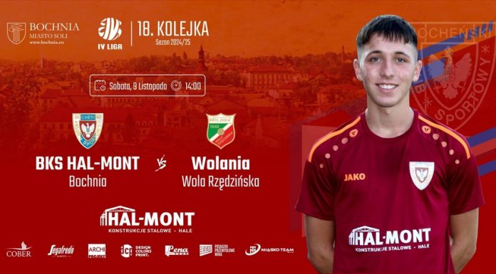 Sobota. BKS zagra z Wolanią Wola Rzędzińśka