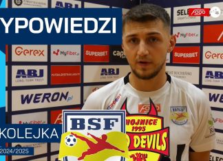 Arkadiusz Budzyn: „Chciałem podziękować tak licznej publiczności na meczu” – WIDEO