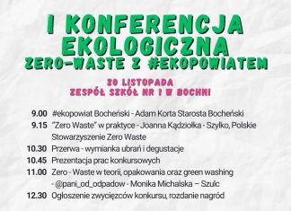 Bochnia. W środę konferencja ekologiczna dla uczniów szkół średnich