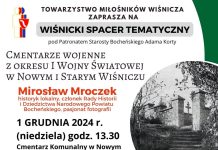 W niedzielę Wiśnicki Spacer Tematyczny. O cmentarzach wojennych opowie Mirosław Mroczek