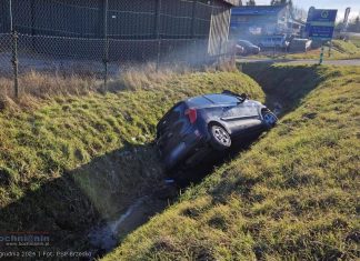 Wypadek na DK75 w Gnojniku – 2 osoby ranne