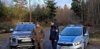 Choinki pod ochroną: policja i strażnicy leśni kontrolują powiat bocheński