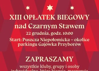 W niedzielę XIII Opłatek Biegowy nad Czarnym Stawem – zaproszenie na świąteczne spotkanie biegaczy