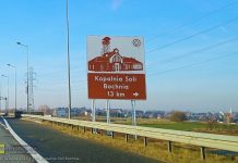Wreszcie! Na autostradzie A4 pojawiły się znaki kierujące do Kopalni Soli w Bochni