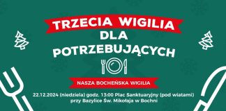 Bochnia. W niedzielę Wigilia dla Potrzebujących