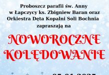 Łapczyca. Orkiestra Górnicza i Noworoczne Kolędowanie