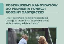 Powiatowe Centrum Pomocy Rodzinie w Bochni poszukuje kandydatów na rodziny zastępcze