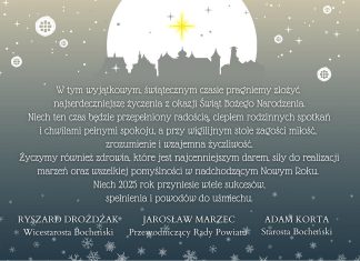 Życzenia dla Czytelników od władz Powiatu Bocheńskiego